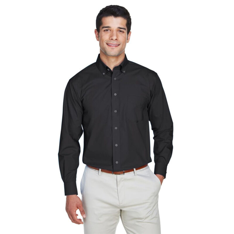 Men's Crown Collection® Broadcloth Woven Dress Shirt Thumbnail