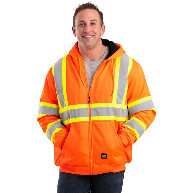 Safety Striped Therman Lined Sweatshirt Thumbnail