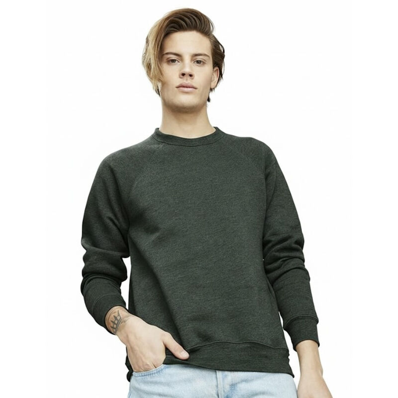 Unisex Sponge Fleece Raglan Crewneck Sweatshirt Thumbnail