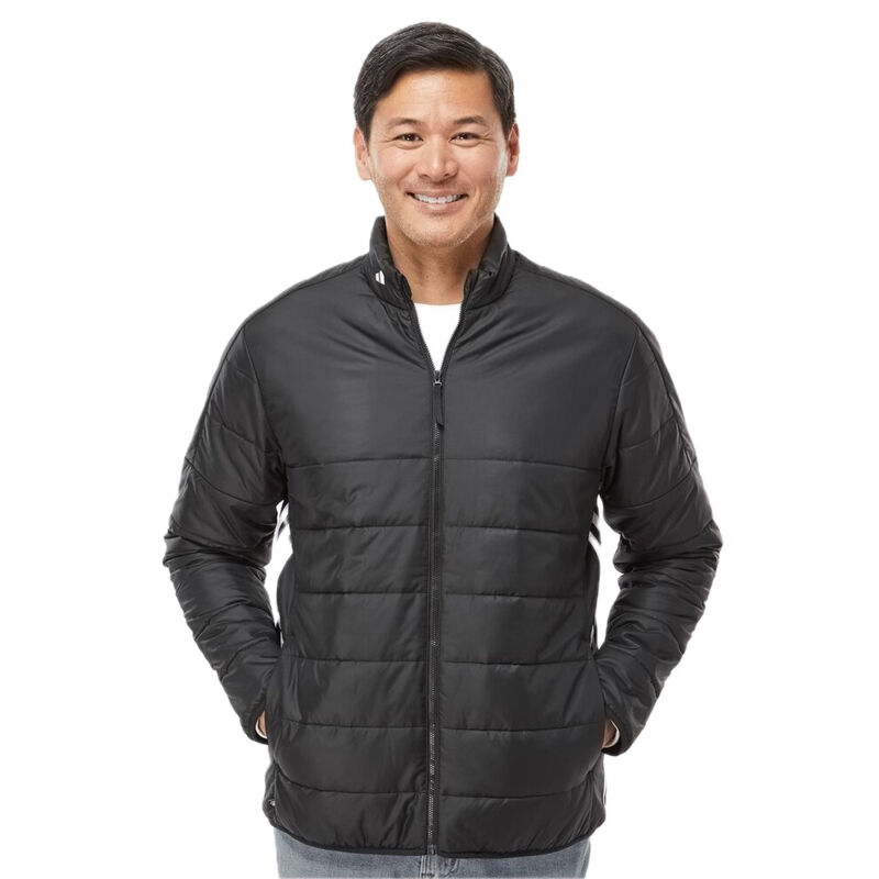 Men's 3-Stripes Puffer Full-Zip Jacket Thumbnail