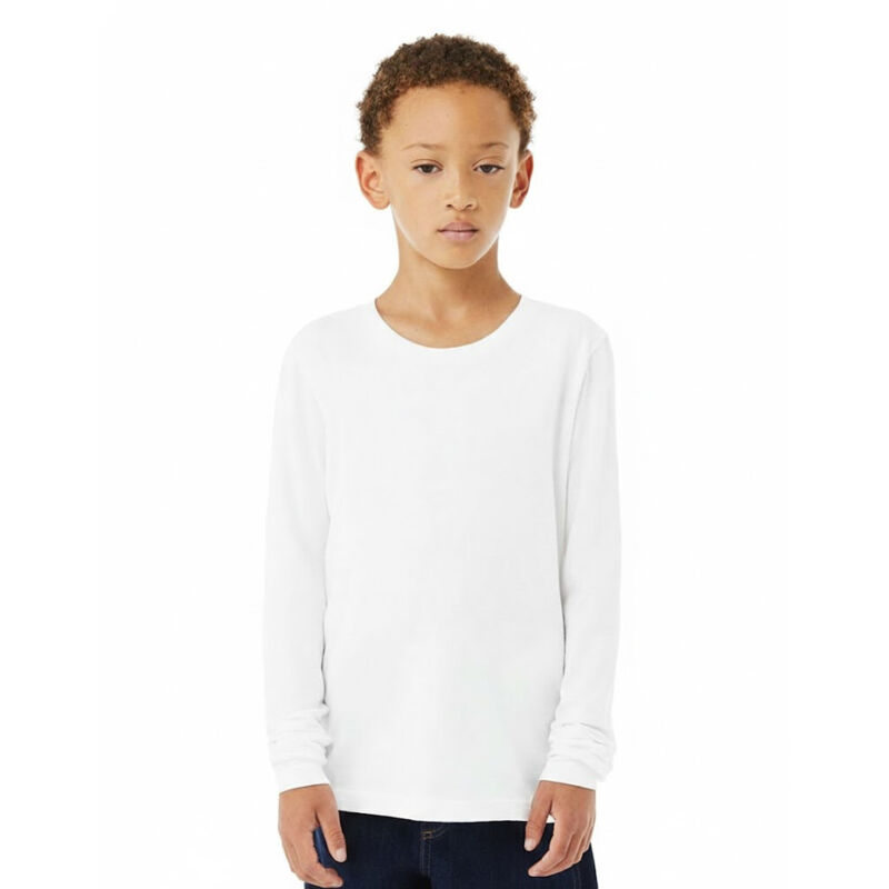 Youth Heather CVC Long Sleeve Tee Thumbnail