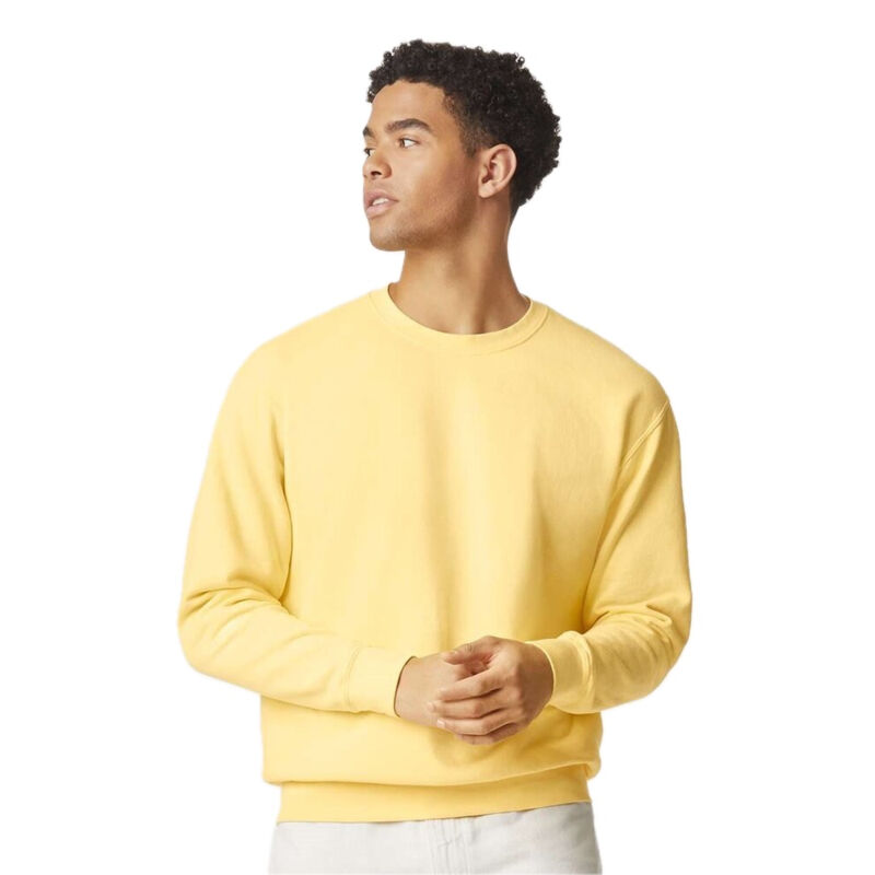 Unisex Garment-Dyed Lightweight Fleece Crewneck Sweatshirt Thumbnail